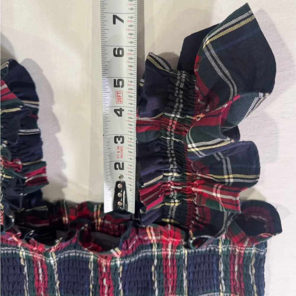 Hill House Home Ellie Nap Midi Dress Tartan Plaid Med RARE HARD TO FIND Holiday - Picture 12 of 14